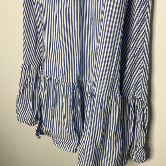Old Navy Fit and Flare Striped Tank Dress with Ruffle Hem - Picture 5 of 12